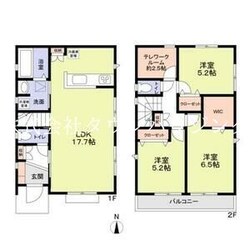 羽田２丁目戸建１号棟の物件間取画像